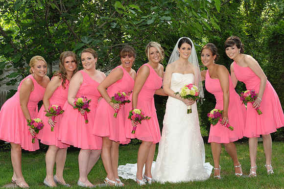 Bridal Group Photo, Photo on Location, South Jersey Wedding Photography, Bridal Photos, Christine Foster PHoto