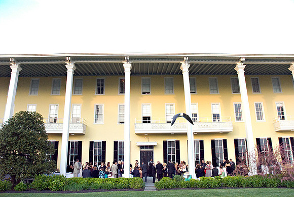 Cocktail hour on the Veranda, Cape May, NJ Wedding
