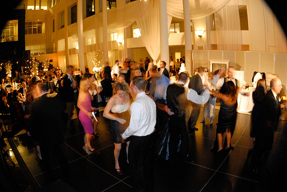 Artsy, fun Reception photography at the Curtis Center