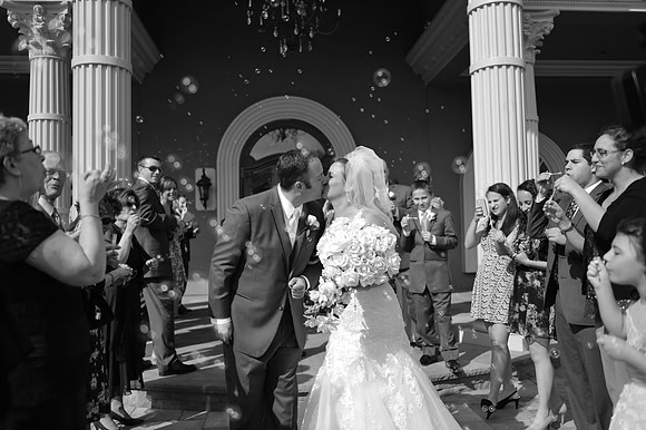 Just Married, Brigalia's Chapel, South Jersey Wedding, Bubbles, Christine Foster photo